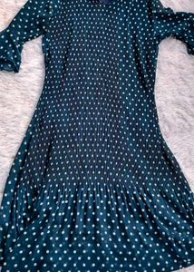 Beautiful Polka Dot Blue Dress