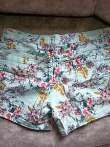 Floral Print Shorts