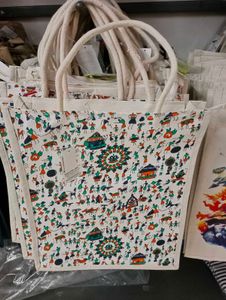 Artsy Tote Bag ( Jute )