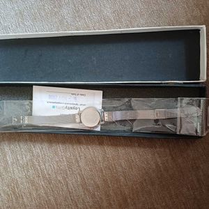 Libra zodiac Silver Mesh Watch for women