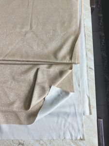 Sparkly Ivory glitter fabric ✨😍