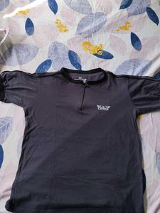Grey & Black Contrast T-Shirt