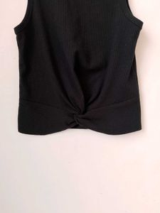 Branded Black Tank Top.