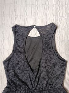 Cotton On. Black flower Lacy Dress
