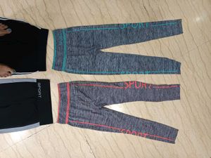 Used Legins And Top Set Of 8