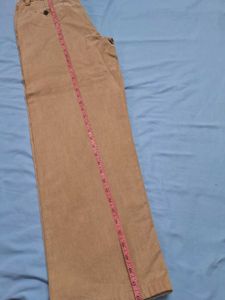 CRASCO RELAXED FIT TAN JEANS