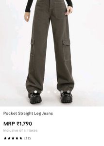 Lowest Price Drop💧 Y2K Olive Cargo Jeans