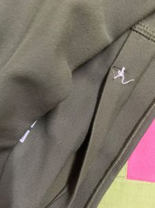 Uniqlo Airdry Flared Active Wear Olive Green Pants