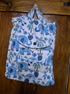 New Handblock Quilted Backpack For Kids
