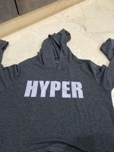 Cropped Casual Gray Hoodie