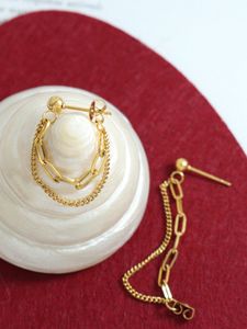 Double Layer Chain Earings