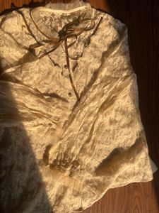 Vintage Lace Bed Jacket