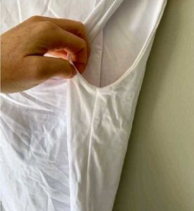 Zara Basic Tank Top Double Layered White