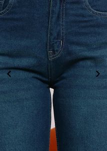 Shein High Rise Distressed Wash Jeans