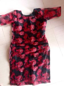 Stiched Floral Print Kurti