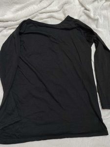 Black &#39;live simply&#39; Tee