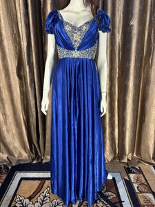 Elegant Royal Blue Evening Gown