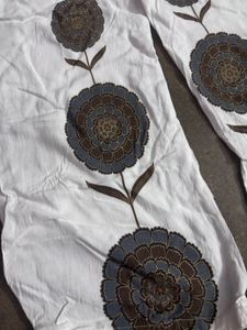 White Motif Pants