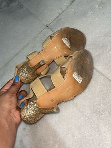 Tan Cork Slingback Sandals - 3 Inch