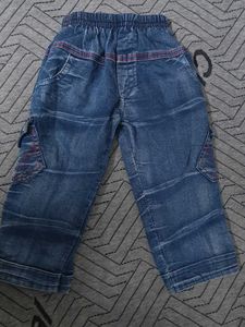 Denim Jeans and Sweatshirt