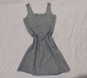 Gray Sleeveless Dress