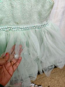 Beautiful baby frock with shrug