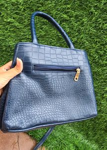 Croco Lather Bag