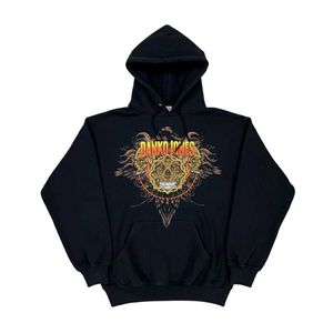 Danko Jones Skull Graphic Hoodie