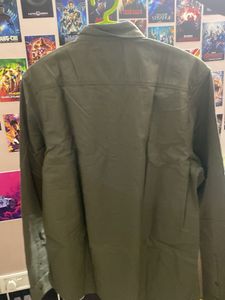 Olive Green Shirt with Tags
