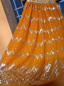 Girls&#39; Festive Orange Dress 5to7 Age