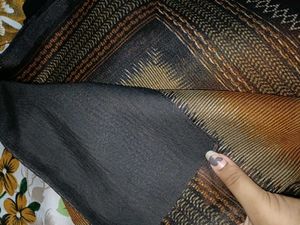 Handloom Nudish Brown Saree!