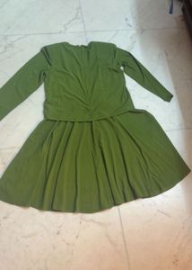 Green Floral Dress