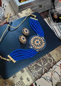 blue pearl necklace
