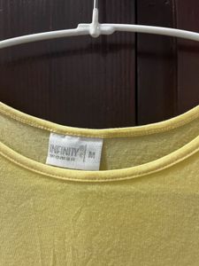 Long sleeve yellow top