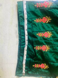 Green Pinkish Lehenga Set
