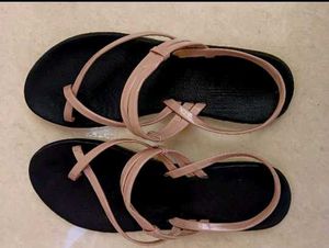 Elegant Black &amp; Pink Sandals