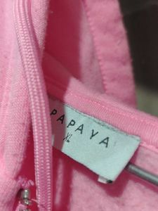 Pink Zip-Up Hoodie