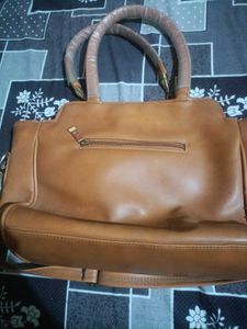 Quilted Brown Crossbody Bag