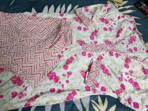 Floral Print Kurta Set