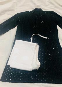 BOYS BLACK KURTHA & PANT