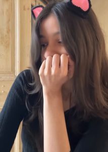 Cat Ear Hair Clip Black