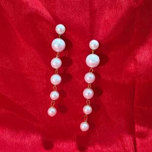 Elegant Pearl Drop Earrings