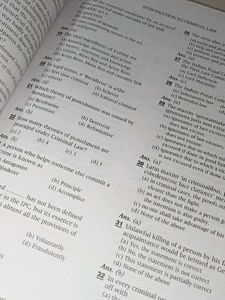Legal Aptitude Book
