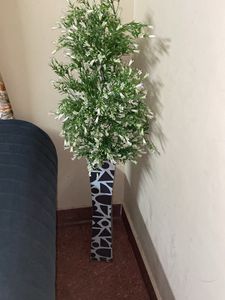 Vas With Artificial Plant