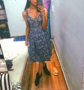 Printed BLUE Sundress