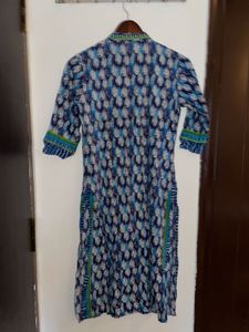 Blue Print Tunic Kurta