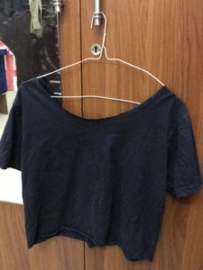 Cropped Oversized Tee