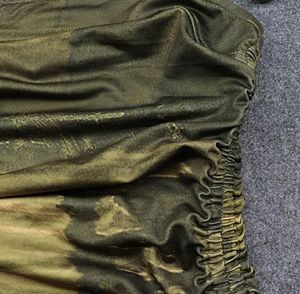 Green Print Mini Dress