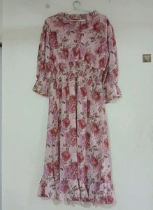 Floral Print Midi Dress