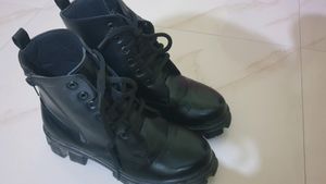The Black Chelsea Combat Boots